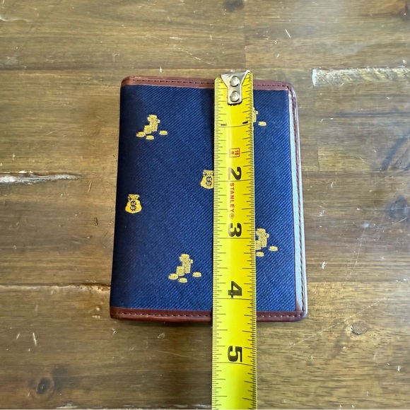 Polo Ralph Lauren Bi-Fold Wallet Embroidered Coin Money Leather Card Holder - Picture 6 of 7